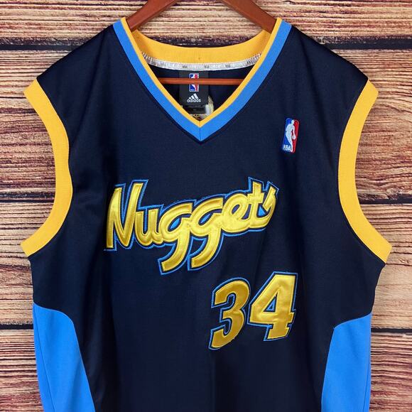 Adidas Denver Nuggets Javale McGee Basketball Jersey - Picture 1 of 8